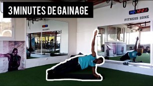 'Routine GAINAGE 3 MINUTES CHRONO après stretching'