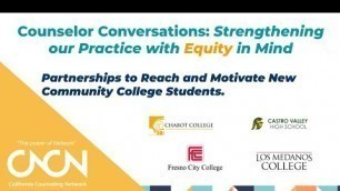'Partnerships to Reach and Motivate New Community College Students'