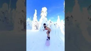 'skateboarding bikini hot show sexy girls snowfall #shorts #trending #mountains #hunzavalley #ftv'