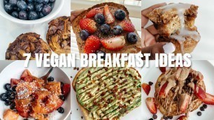 'a week of vegan + gluten free breakfasts | 7 vegan gf breakfast recipes + ideas'