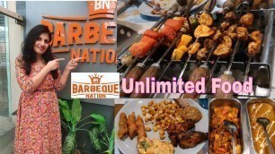 'BARBEQUE NATION Unlimited Buffet in Bangalore/Arena Mall/Food Review/Just in Rs.699/My experience.'