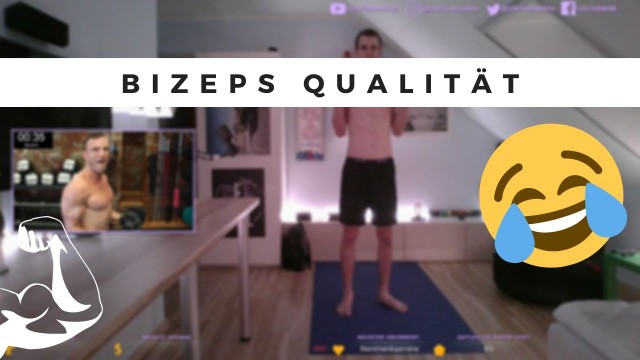 'Lappen vs. Sascha Huber 10 Minuten Bizeps Workout Zuhause | Kombinationsworkout Qualitätsmuskulatur'