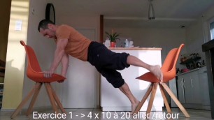 'Home workout Fitness Gainage dynamique'