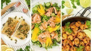 '3 Easy Fish & Seafood Recipes | Healthy Meal Plans 2020'