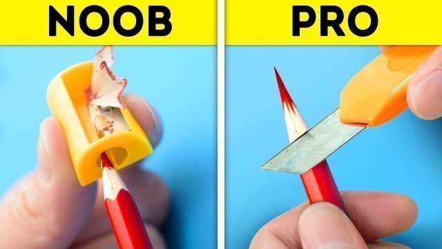 Holy Grail Tricks For High SCHOOL And Drawing Hacks You Didn't Know Before