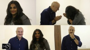 'UNCUT- Vidya Balan Visits Anupam Kher\'s Acting School To Motivate Students'