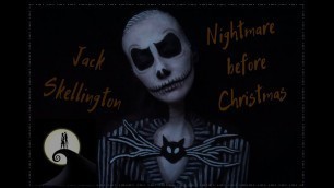 'Jack Skellington - Halloween Bodypaint Makeup Look'