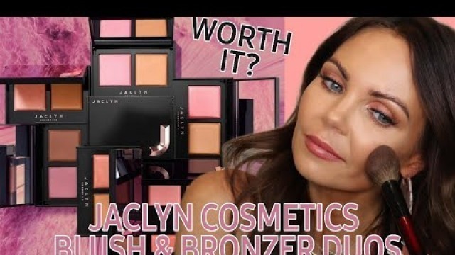 'JACLYN COSMETICS BLUSH & BRONZER DUOS REVIEW | MEDIUM - TAN SKIN'