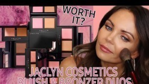 'JACLYN COSMETICS BLUSH & BRONZER DUOS REVIEW | MEDIUM - TAN SKIN'