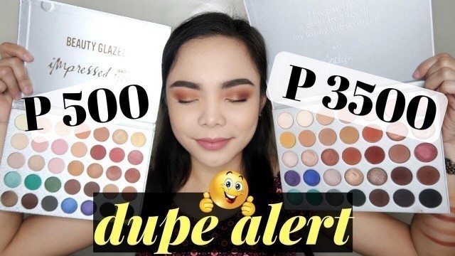 'JACLYN HILL X MORPHE PALETTE BEST DUPE | Beauty Glazed Impressed You Palette'