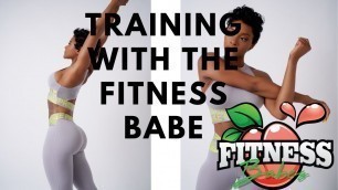 'Training with the FITNESS BABE'