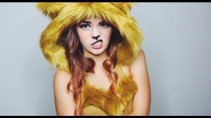 'EASY LION HALLOWEEN MAKEUP | Mercades Danielle'