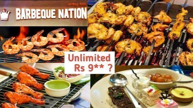 'My First Vlog ❤ | Barbeque Nation Unlimited Food | Barbeque Nation Thane korum mall | Korum Mall'