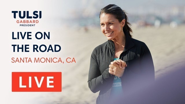 'Tulsi Gabbard LIVE - Train with Tulsi & Navy Seals, Veterans Day Workout - Santa Monica, CA'