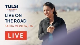 'Tulsi Gabbard LIVE - Train with Tulsi & Navy Seals, Veterans Day Workout - Santa Monica, CA'