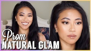 'DRUGSTORE PROM MAKEUP TUTORIAL 2019 | NATURAL GLAM'