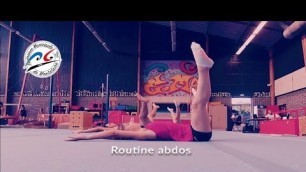 'Routine gainage abdos gymnastes de Khalid'