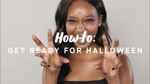 'Halloween makeup tutorial: enkel & snygg Halloween-sminkning'