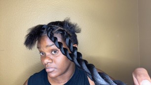 'Jumbo Senegalese twist rubber and method'