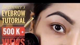 'How to do your eyebrows ❤️BEGINNER\'S EYEBROW TUTORIAL | Favourite Eyebrow Products'