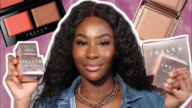 'OKAY JACLYN, LETS SEE WHAT THIS IS ABOUT | REVIEWING JACLYN COSMETICS + SWATCHES | OKAY CONNIE'