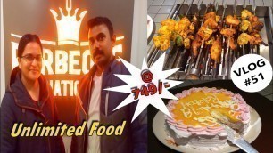 'Barbeque Nation UNLIMITED Food Under 749 Rupees | BBQ Nation Delhi NCR | Best Buffet BBQ Nation'