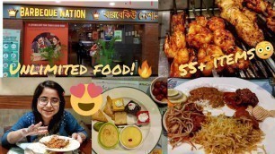 'Barbeque Nation, Diamond Plaza | Unlimited Food at 850 ₹ | Best Buffet Restaurant| বার্বিকিউ নেশান'