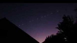 Passagem do Starlink da SpaceX pelo Brasil 10/05/2020