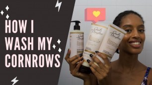 'Washing cornrows + NEW Carol\'s Daughter Goddess strength line'