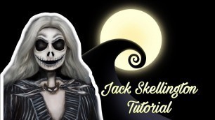 'Nightmare Before Christmas Jack Skellington Makeup Tutorial'
