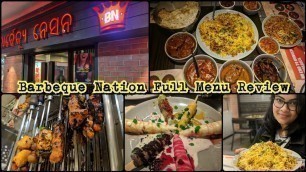 'BARBEQUE NATION CUTTACK | UNLIMITED FOOD @500/-*?? VEG & NON-VEG FULL MENU REVIEW!! 