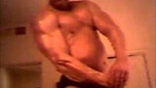 'Roid Gut Mature Muscle Daddy Posing'