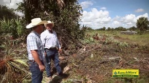 'RanchWorx Triplex Aerator does Land Clearing'