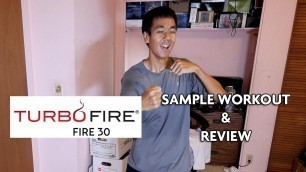 'TurboFire - Fire 30 - Sample Workout and Review'