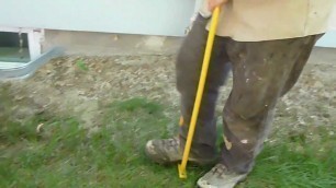 'EZ CORE manual lawn aerator'