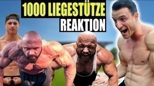 'Sascha Huber reagiert auf YouTuber | Die 1000 Liegestütze Challenge'