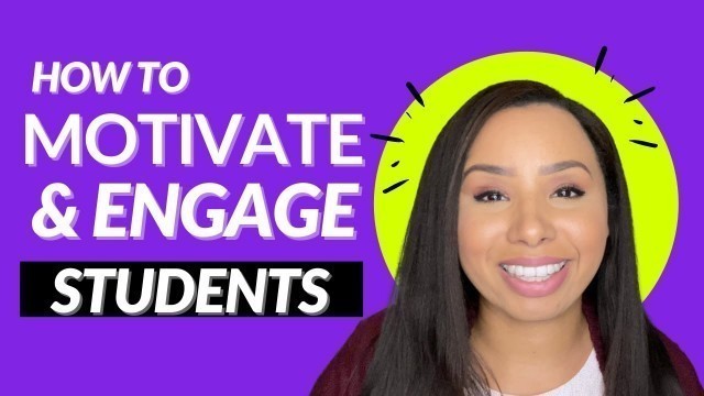 'How to Motivate and Engage Students | Middle School |Special Education'