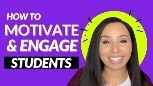 'How to Motivate and Engage Students | Middle School |Special Education'