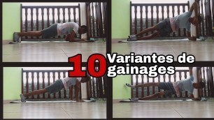 '10 variations de gainage à faire chez vous  #musculation #gainage #entraînement#fitness'