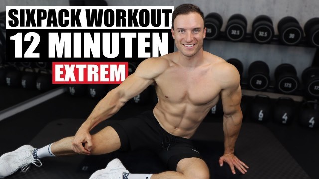 '12 Minuten Sixpack Workout für Zuhause - Extrem effektiv! | Sascha Huber'