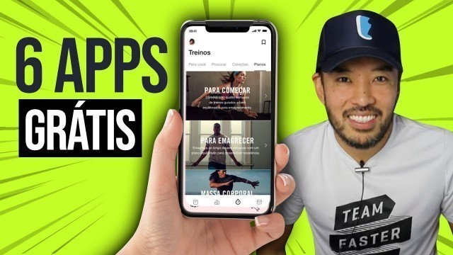 '6 MELHORES APPS FITNESS para TREINAR EM CASA [GRÁTIS]'