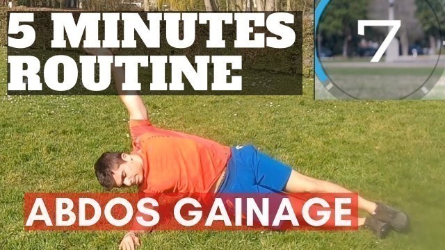 'Séance abdos gainage pour débutant : 5 min routine'