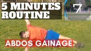 'Séance abdos gainage pour débutant : 5 min routine'
