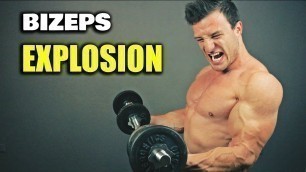 'Extremes 5 Minuten Bizeps Workout mit Kurzhanteln | MEGA PUMP EFFEKT!'