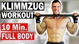 '10 Min. Ganzkörper Workout mit Klimmzugstange | Achtung Extrem!'