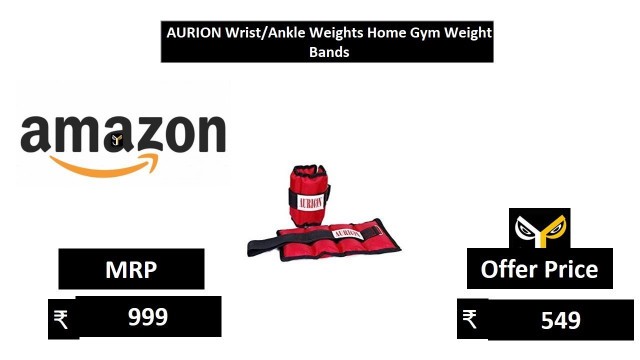 'AURION WristAnkle Weights Home Gym Weight Bands'