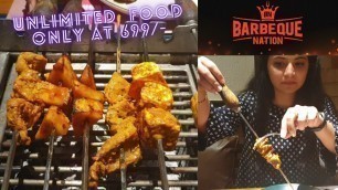 'Barbeque Nation Visit / Review @ Faridabad | Unlimited Buffet @ only Rs.699/- | Best Buffet food'