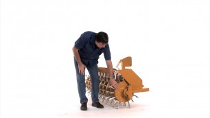 'Everything Attachments Alternating Depth Lawn Aerator/Plugger'