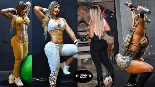'Female Fitness Motivation - Mafe Achury Workout | Colombian
