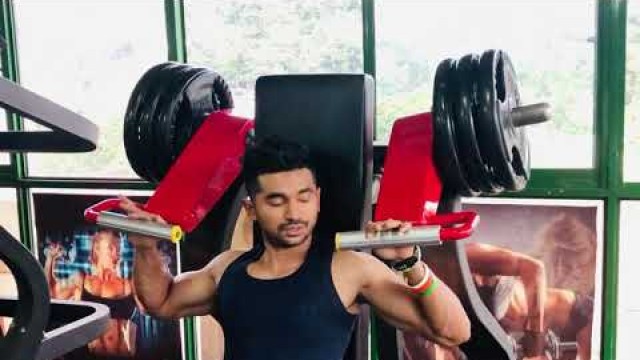 'MILITARY PRESS SHOULDER WORKOUT - MACHINE Shoulder Press FRONT PRESS Shoulder Day'